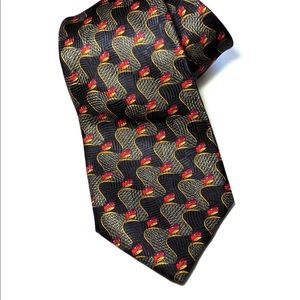 TALBOTT USA Vintage Italian Brocade Silk Necktie